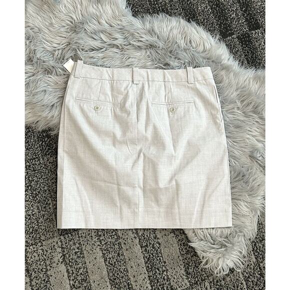 Gap Womens Skirt Gray Pencil Straight High Rise Light Wash Stretch Career Size 6 - Picture 3 of 3